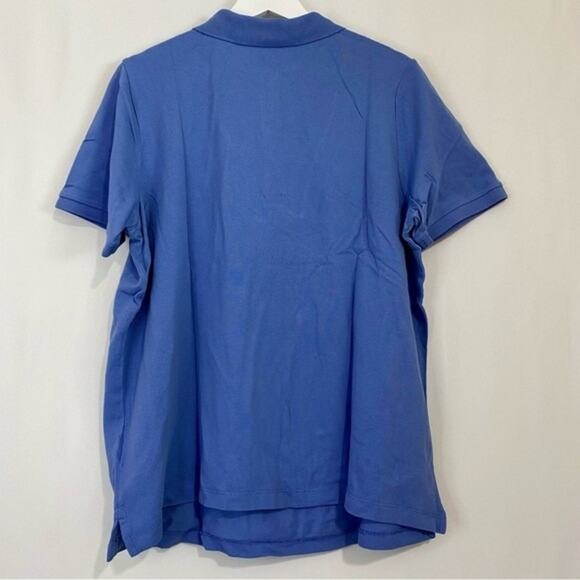 Lands’ End Outfitters Women’s Plus Size Collared Button Polo True Blue NWOT - Picture 7 of 8